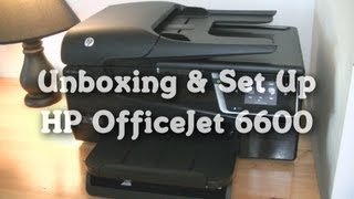 Unboxing amp Set Up HP OfficeJet 6600 [upl. by Quickman]