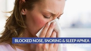 Blocked Nose  Snoring amp Sleep Apnea [upl. by Stacie]