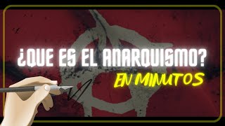 ¿QUE ES EL ANARQUISMO en minutos [upl. by Eleirbag]