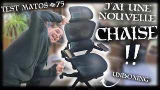 Chaise de Bureau   Test Matos 75 [upl. by Mosby838]