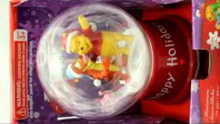 Winnie the Pooh Christmas Snow Globe [upl. by Ziagos176]