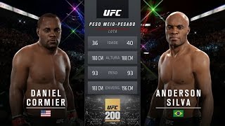 UFC 200 Daniel Cormier vs Anderson Silva  09072016  UFC 200 LAS VEGAS ARENA  UFC 2 PS4 [upl. by Engracia611]