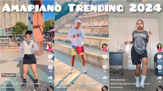 Amapiano Trending TikTok challenges  2024amapianodancechallengeamapiano [upl. by Nobile]