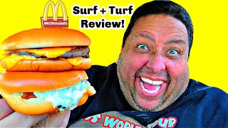 McDonalds Surf  Turf Review [upl. by Jadd]