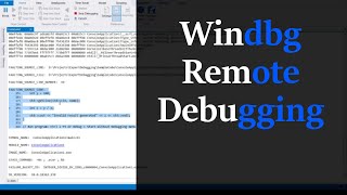 Debug 2 computers simultaneously  WinDBG remote debugging can do it [upl. by Htennaj]