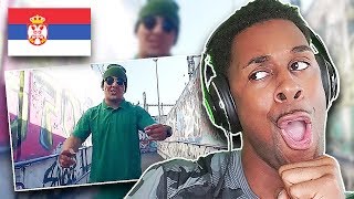 AMERICAN REACTS TO SERBIAN RAP  Smoke Mardeljano  Definicija MCja Official video [upl. by Ueih]