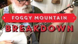 Learn to Play  Foggy Mountain Breakdown  Bluegrass Banjo [upl. by Gardia]