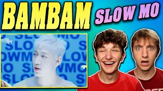 BamBam  Slow Mo MV REACTION [upl. by Recnal]