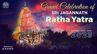 Sri Jagannath Ratha Yatra 2023 Grand Celebration ISKCONNVCCPune [upl. by Edialeda]