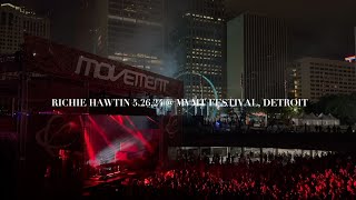 RICHIE HAWTIN LIVE  MOVEMENT FESTIVAL DETROIT [upl. by Ellehcil]