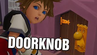 Doorknob Interacting with Kingdom Hearts Characters [upl. by Asselim]