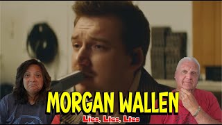 Music Reaction  First time Reaction Morgan Wallen  Lies Lies Lies [upl. by Namyh]