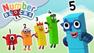 Numberblocks Count to 5  Learn to Count [upl. by Acinemod]