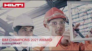 Hilti Deutschland BIM Champions 2021 Award  buildingSMART [upl. by Zanas]