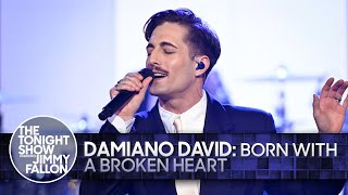 Damiano David Born With A Broken Heart  The Tonight Show Starring Jimmy Fallon [upl. by Sholeen]