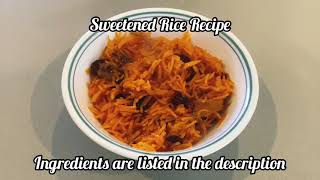 Zarda Rice Recipe  Basmati Zarda Rice Recipe  Meethe Chawal Recipe [upl. by Nidroj414]