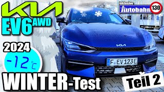 2024 Kia EV6 AWD WINTER  TEST  239 kW 325 PS GTline  Review Fahrbericht Infos Verbrauch deutsch [upl. by Allimrac732]