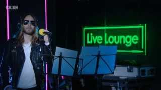 30 Seconds To Mars  Stay  Rihannas song cover  Live  BBC Radio 1 Live Lounge 17092013 [upl. by Ahsinel]