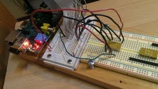 Raspberry Pi GPIO Light show with 7 Segment LED display [upl. by Ajtak]