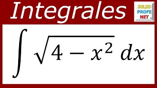 Integrales por sustitución trigonométrica  Ej 1 [upl. by Garmaise]