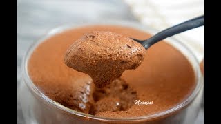 Receta casera de la Mousse de Chocolate [upl. by Hokanson]