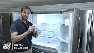 How To Replace The Water Filter On Your Samsung French Door Refrigerator Using Filter HAFCIN [upl. by Rubens92]