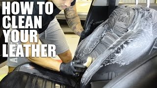 How to Clean and Condition Your Leather Seats with Lexol [upl. by Boiney]