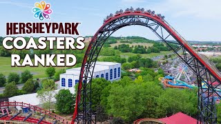 Ranking EVERY Roller Coaster at Hersheypark [upl. by Yreved]