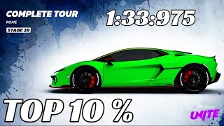 Lamborghini Temerario special event stage 28 Top 10  Asphalt Legends Unite [upl. by Marylee]