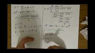 Algebra  Cubic Polynomial Cardanos Algorithm Part 2 of 2 [upl. by Meyeroff552]