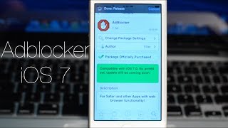 iOS 7 Jailbreak Tweaks AdBlocker [upl. by Imeon549]