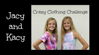 Crazy Clothing Challenge  Jacy and Kacy [upl. by Ollehto]