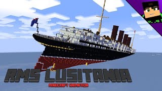 RMS Lusitania Minecraft  Animation [upl. by Ettelracs453]