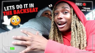 LETS quotDO ITquot IN THE BACKSEAT PRANK ON CRUSH  GONE RIGHT [upl. by Aztirak]