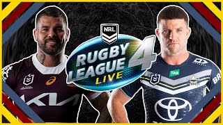 BABY BRONCOS VS COWBOYS QLD DERBY IS CRAZY ON RLL4 NRL ROUND 4 2024 [upl. by Niels]