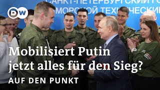 Russland auf dem Vormarsch Mobilisiert Putin jetzt alles für den Sieg  Auf den Punkt [upl. by Naivat]