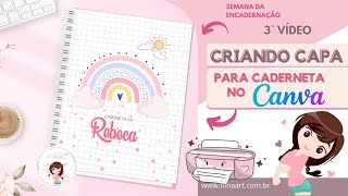 COMO CRIAR CAPAS NO CANVA  Elementos gratuitos para baixar [upl. by Rufford]