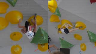 Lucka Rakovec vs Janja Garnbret  IFSC World Cup 2019 Munich  Qualification Boulder WA4 [upl. by Nytsud918]