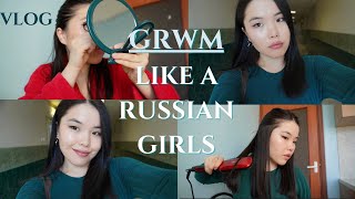 vlog GRWM  Орос Охидууд Шиг Хөөрхөн Болоод Хичээлдээ Явав [upl. by Chloette455]