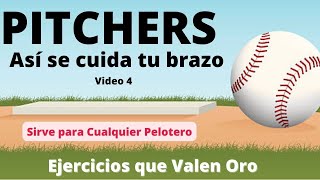 ✅ Ejercicios para PITCHERS  Rutina con Ligas o bandas elásticas [upl. by Etteniotnna]