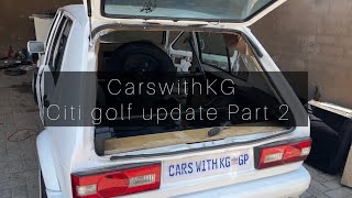 Citi Golf VR6 R32 Project part 2 update  interior and strutbar rollcage sort of [upl. by True573]