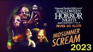 Halloween Horror Nights Universal Studios Hollywood presentation at Midsummer Scream 2023 [upl. by Olim]