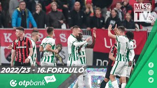 Budapest Honvéd – Ferencvárosi TC  02  00  OTP Bank Liga  16 forduló  MLSZTV [upl. by Prichard]