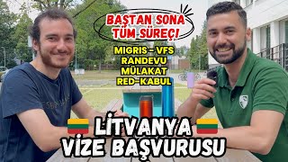 Litvanya Vizesi Baştan Sona Başvuru Süreci🇱🇹Erasmus ESC Gönüllülük Staj İş Turist… [upl. by Neellok]