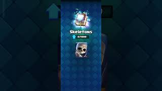 Upgrading Skeletons to its evolution 🧬🤩 clashroyale supercell shorts [upl. by Spiegleman505]