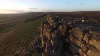 Stanage Edge Unbelievable Epic 4k Drone Footage [upl. by Modie]