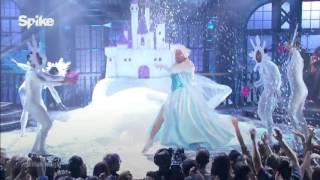 Channing Tatum performs Frozens quotLet It Goquot  Lip Sync Battle go in2016 [upl. by Hut]