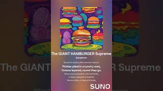 THE GIANT HAMBURGER song by linhmuzikagmailcom ampAI4 [upl. by Garling]