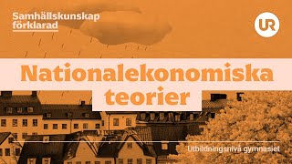 Nationalekonomiska teorier  SAMHÄLLSKUNSKAP FÖRKLARAD  Gymnasiet [upl. by Elleirol]