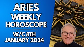 Aries Horoscope Weekly Astrology from 8th January 2024 [upl. by Dahs]